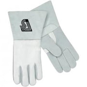Steiner 7502 Premium Grain Elkskin Stick Welding Gloves ThermoCore Foam Lined Back Large