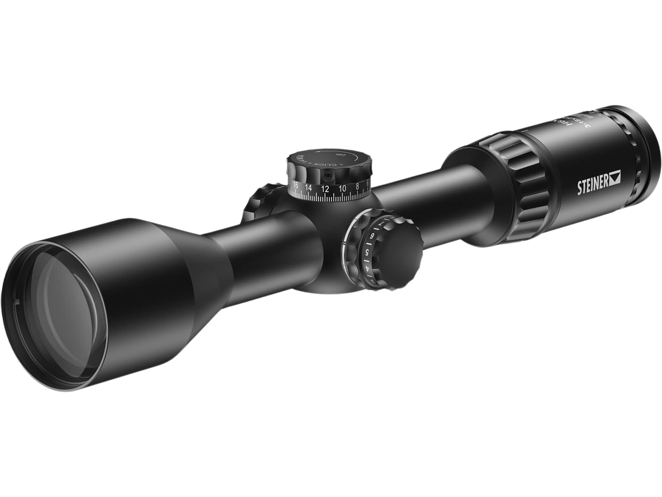 Steiner H6Xi Rifle Scope 30mm Tube 3-18x 50mm Illuminated STR-MIL Reticle Matte Black