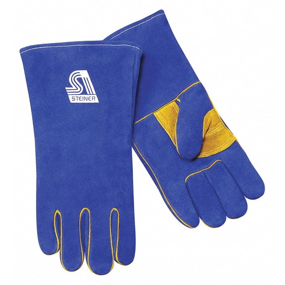 Steiner Industries Welding Gloves,Stick Application,Blue,PR 2519B-3X