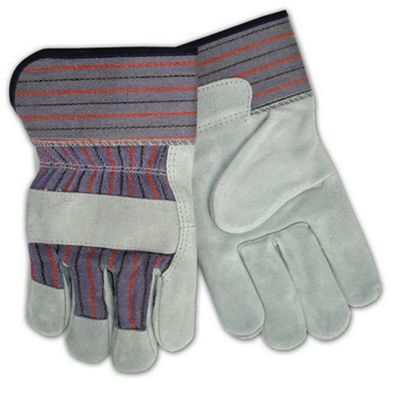 Steiner SPC02 Standard Split Cowhide Leather Palm Work Gloves Short Cuff, Large