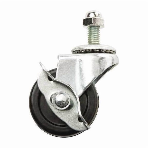 Steiner Swivel Stem Caster,Rubber,2 in.,70 lb. 54606