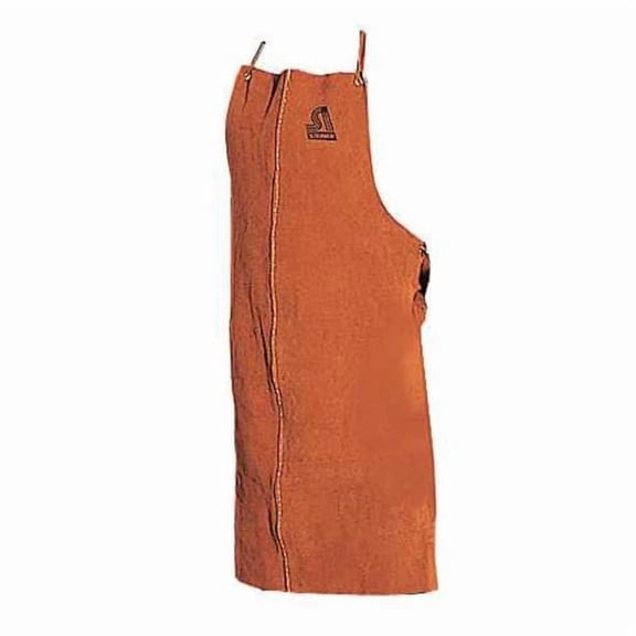 Steiner Welding Apron, Leather, 3 oz/sq ft, 36 in Length, Brown, Universal 12165