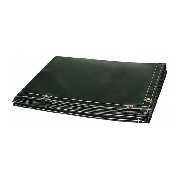 Steiner Welding Curtain, 6 ft H, 6 ft W, Green 333-6X6