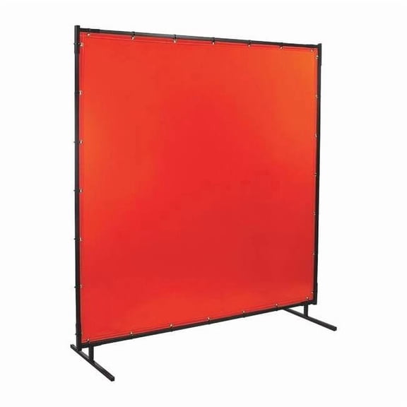 Welding Screen, Transparent Vinyl, 5 ft W., 4 ft H., 13 oz/sq yd, 150 Degrees F Withstand Temp.