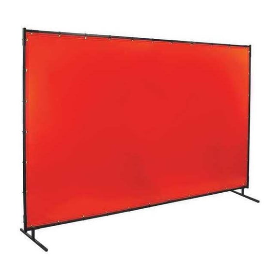 Steiner Welding Screen, 6 ft H, 10 ft W, Orange 538-6X10