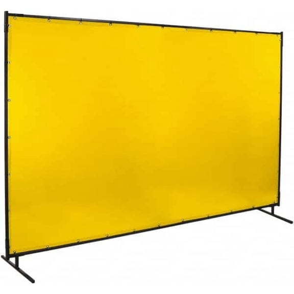 Steiner Welding Screen, 6 ft H, 10 ft W, Yellow 534-6X10