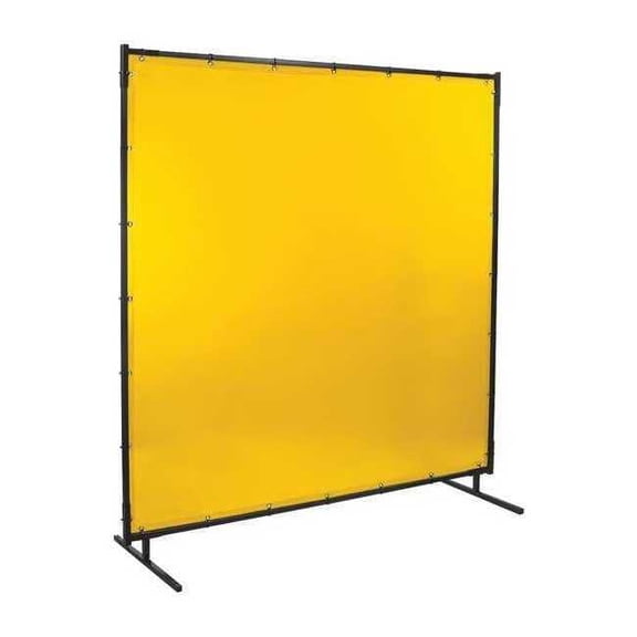 Steiner Welding Screen, 6 ft H, 8 ft W, Yellow 534-6X8