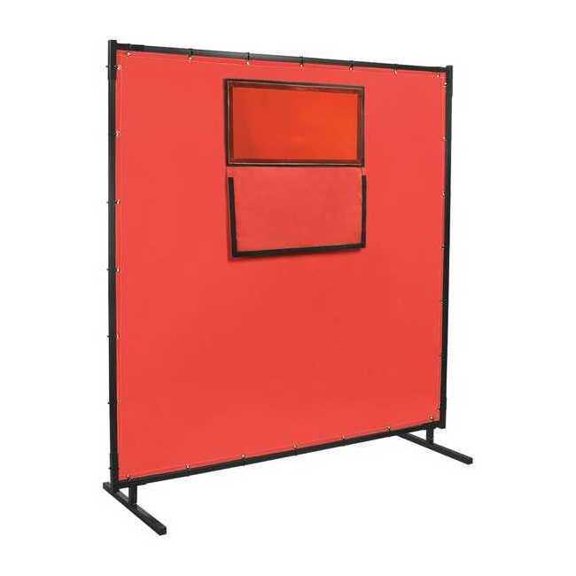 Steiner Welding Screen with Window,6 ft H,8 ft W 584HD-338F-6X8