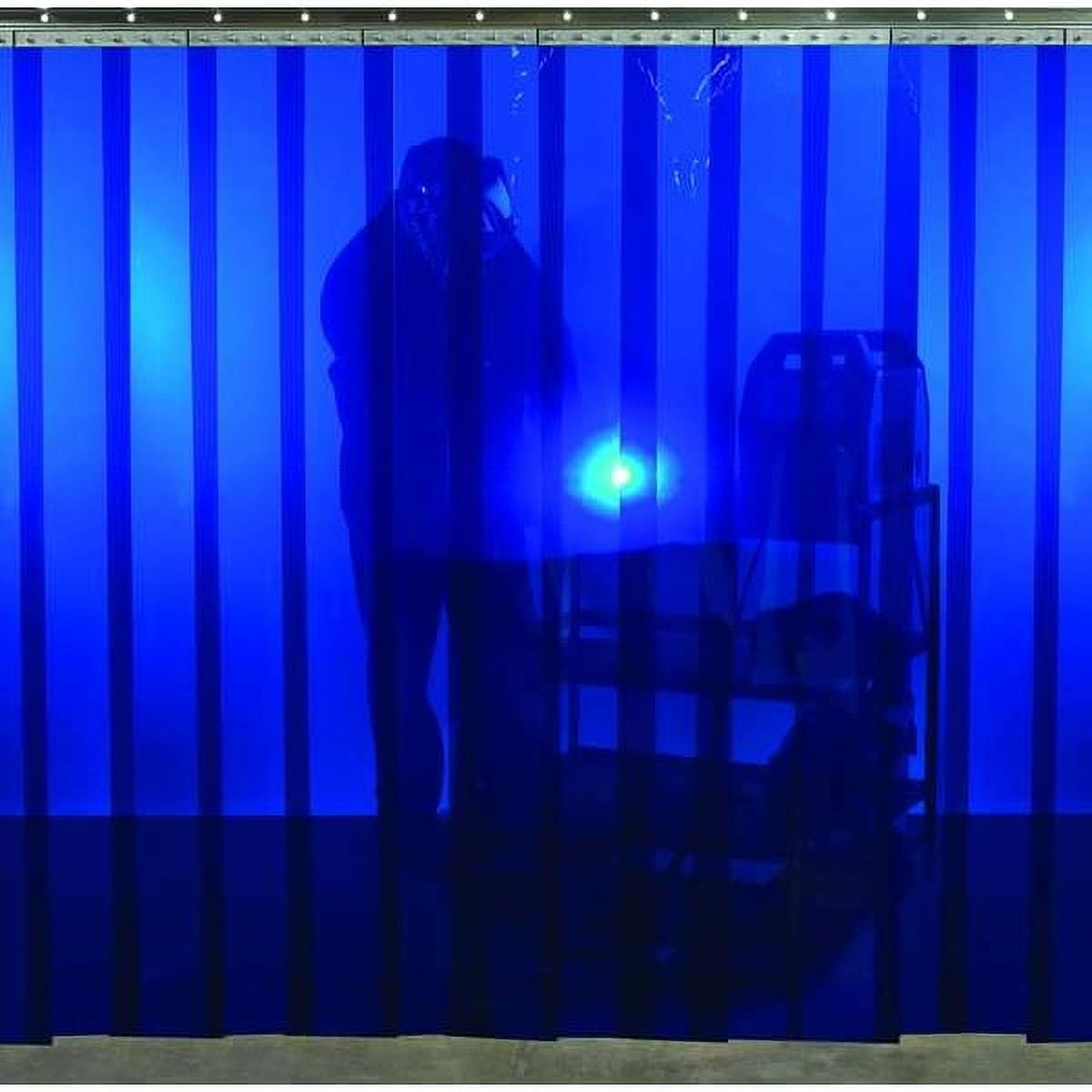 Steiner Welding Strip Curtain,8ft H,10ft W,Blue 83423B