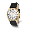 thumbnail image 1 of Steinhausen Men's S0720 Classic Delémont Swiss Quartz Gold-Tone Stainless Steel Watch With Black Leather Band, 1 of 8