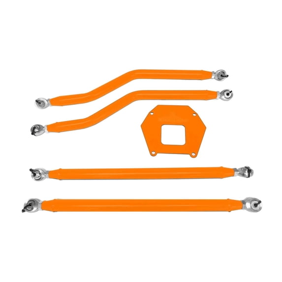 Steinjäger 2013-2016 RZR 1000 High Clearance Radius Rod Kit Fluorescent Orange