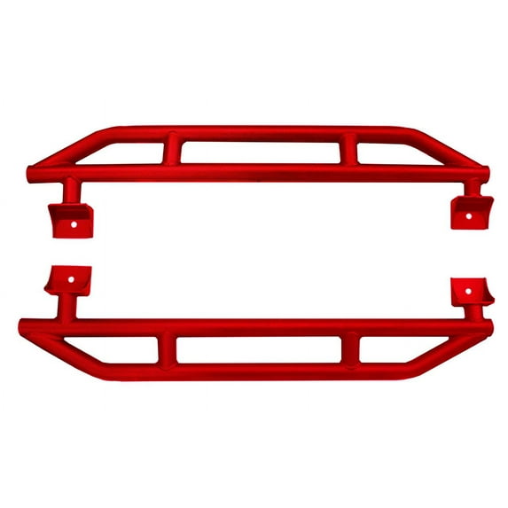 Steinjäger Armor Wrangler JK 2007-2018 Rock Sliders 2 Door Red Baron