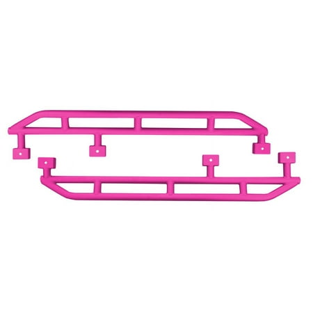 Steinjäger Armor Wrangler JK 2007-2018 Rock Sliders 4 Door Hot Pink