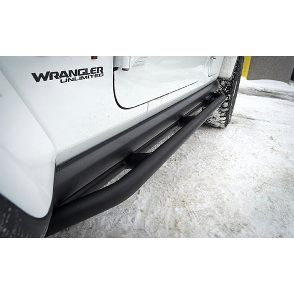 Steinjäger Armor Wrangler JL 2018 to Present Rock Sliders 4 Door JLU Black