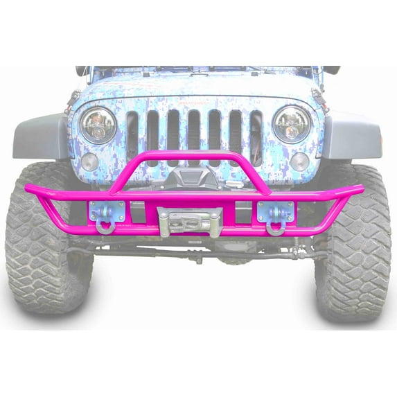 Steinjäger Bumpers Wrangler JK 2007-2018 Bumper, Front, Tube Hot Pink