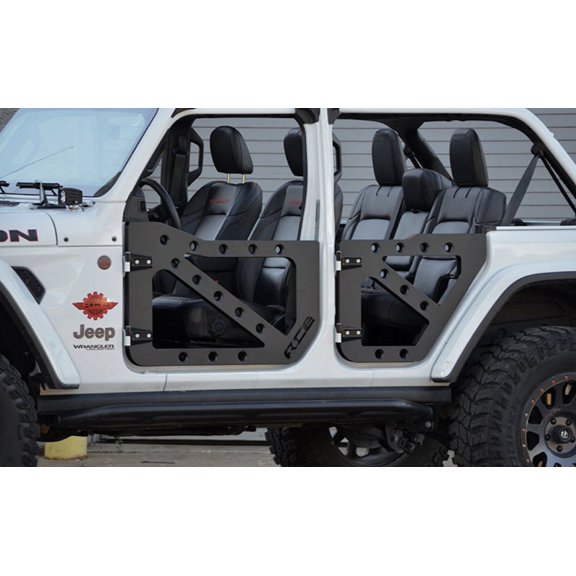 Steinjäger Doors Gladiator JT 2019 to Present Trail, Dimple Die Style Front and Rear Bare