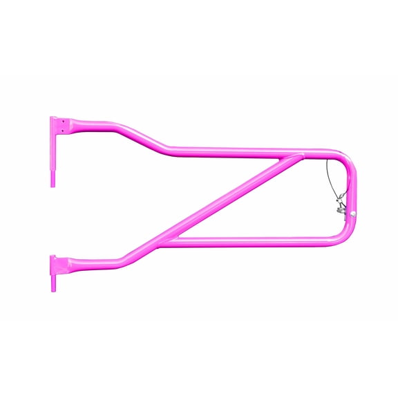 Steinjger Doors Gladiator JT 2019 to Present Trail, Tubular Style Front Doors Hot Pink