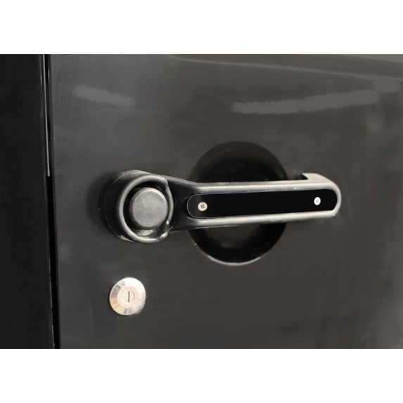 Steinjäger Doors Wrangler JK 2007-2018 Handle Accents 2 Doors Doors Plus Tailgate Black