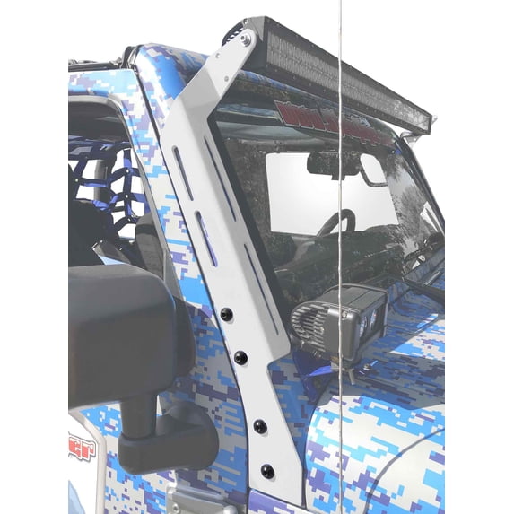 Steinjäger Exterior Accessories Wrangler JK 2007-2018 Light Mounts A-Pillar Brackets Cloud White