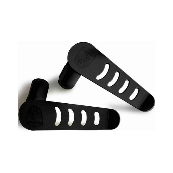 Steinjger Exterior Accessories Wrangler JL 2018 to Present Foot Pegs Metal with Poly Dampener Black