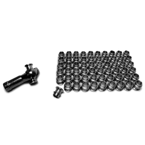 Steinjger For 1/2 Rod Ends Straight Style Rod End Misalignment Inserts Yields 3/8 Bore Plated Steel 60 Pack
