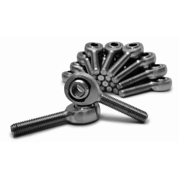 Steinjäger Metric Male Rod Ends Chrome Moly Housing, Nylon Race M16 x 2.00 RH 20 Pack