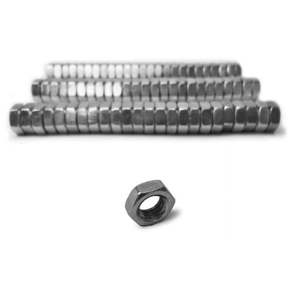 Steinjäger Nuts Bulk Jam Fasteners, Bulk 3/8-24 LH 75 Pack Grade 2 Plated Zinc Yellow