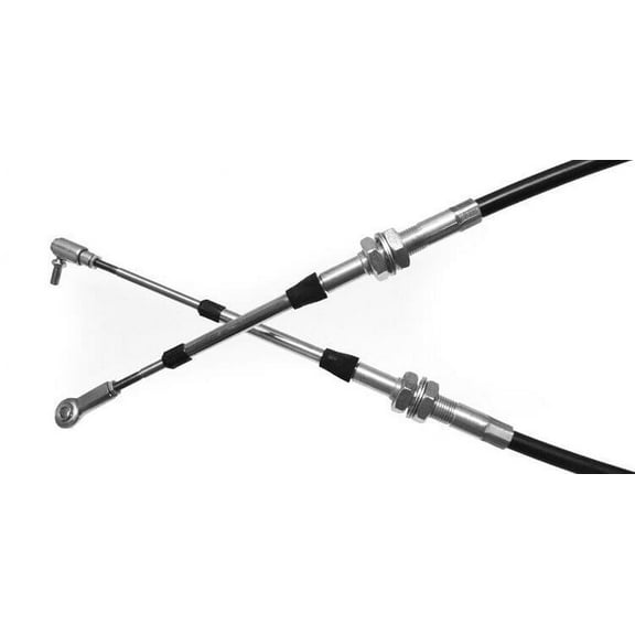 Steinjger Shifter Cables, Push-Pull 1/4-28 69 Inches Long Bulkhead Style