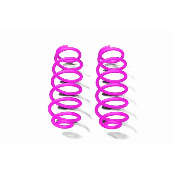 Steinjger Suspensions Wrangler JK 2007-2018 Springs Rear Coil 4.0 Inch Lift Hot Pink