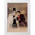 thumbnail image 1 of Steinlen, Theophile Alexandre 23x32 White Modern Wood Framed Museum Art Print Titled - Mothu et Doria, 1893, 1 of 4