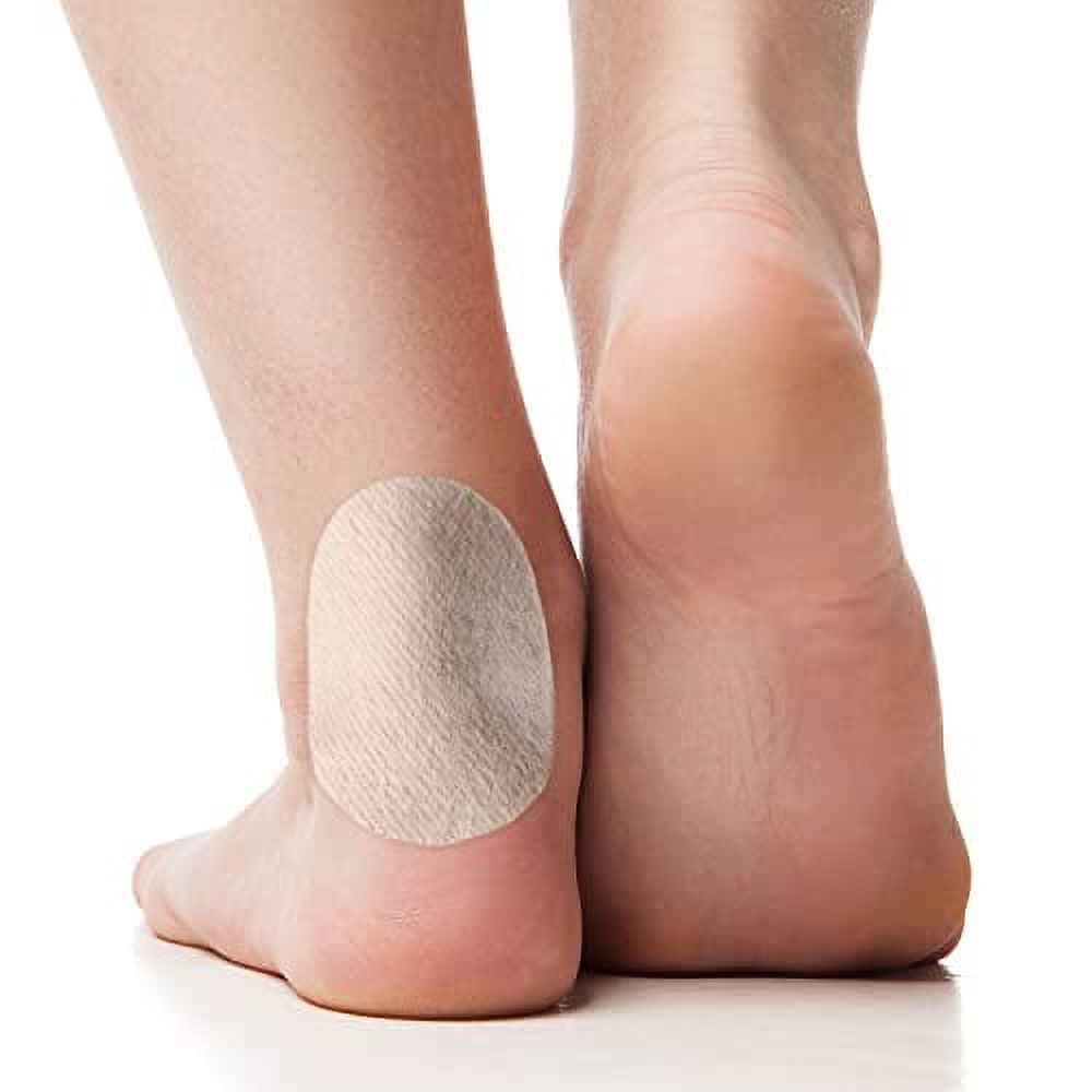 Steins Moleskin PreCut Oval Foot Pads, Blister Pads for Feet, Heel