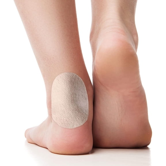 Steins Pre-Cut Oval Moleskin Foot Pads, Heel & Blister Protection, Small, 100 Count