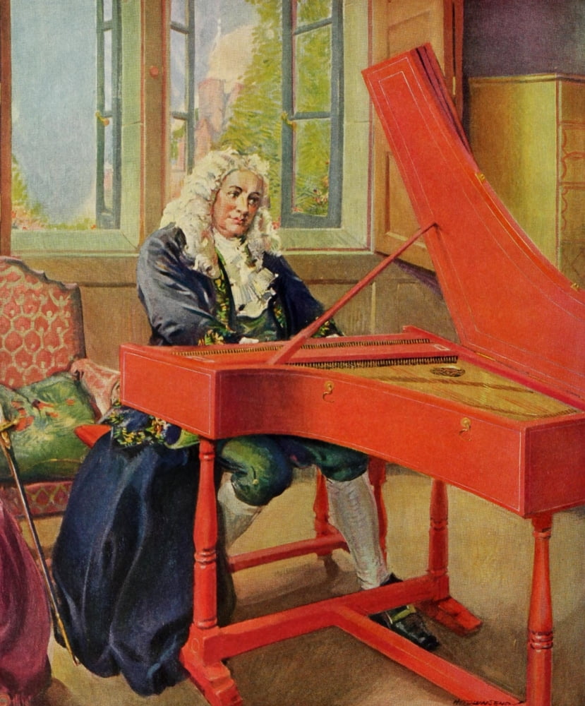 Steinway Collection 1919 Handel The Fire Fugue Canvas Art - Harry Townsend (24 x 36)
