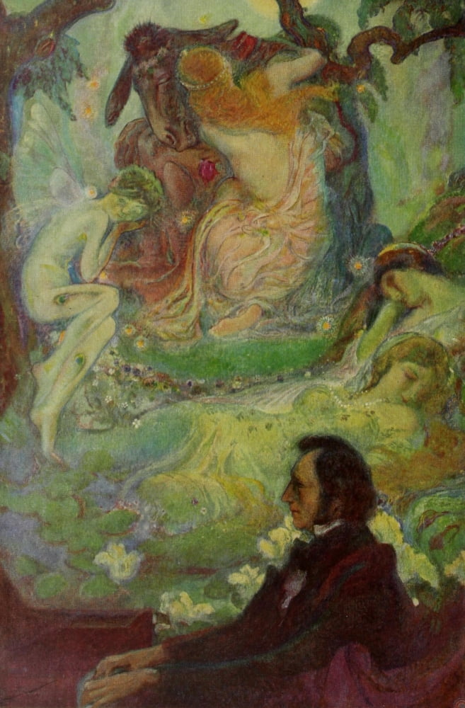 Steinway Collection 1919 Mendelssohn Midsummer Nights Dream Canvas Art - Carl Anderson (24 x 36)