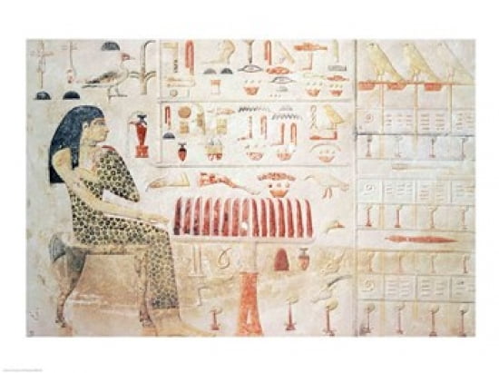 Stela of Princess Nefertiabet Canvas Art - (24 x 18)