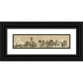 thumbnail image 1 of Stelfox, Norm 32x10 Black Ornate Wood Framed with Double Matting Museum Art Print Titled - Skyline II, 1 of 4