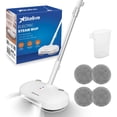 thumbnail image 1 of Stelive Steam & Scrub Automatic Electric Steam Mop, Hard Floor Cleaner & Steamer, Powerful Stain Remover, 4 Rotating Pads with Filling Cup, White, 1 of 11