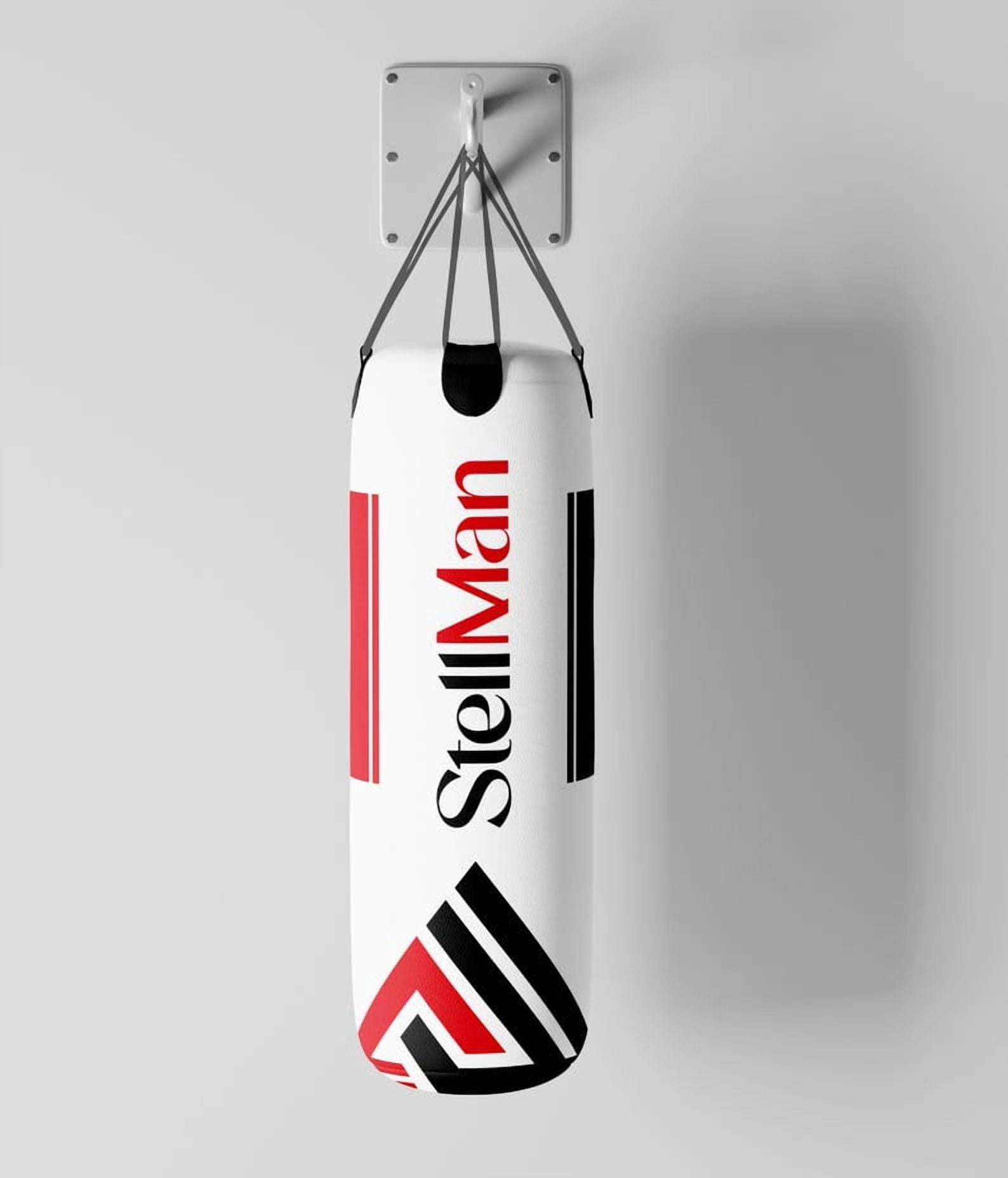 StellMan 3ft Heavy Duty Punching Bag, Boxing, Kickboxing, MMA and Fitness Training Bag, Hanging Home Gym Equipment