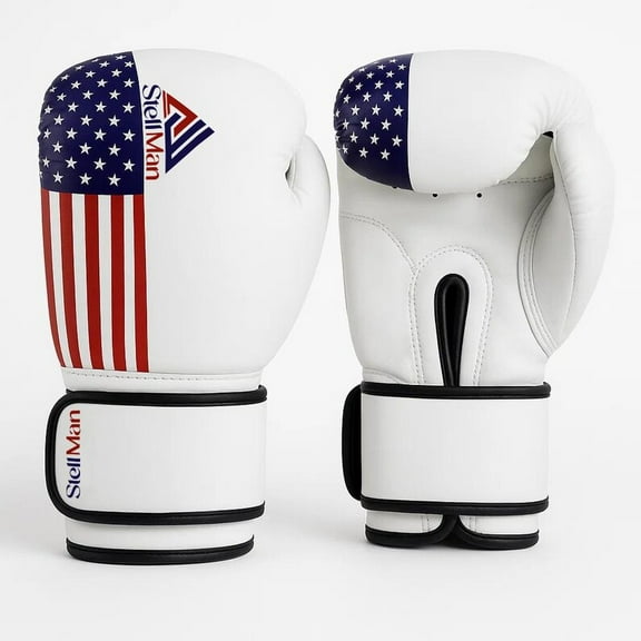 StellMan American Flag Boxing Gloves for Training Sparring and Heavy Bag Work