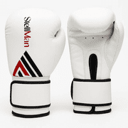 StellMan Boxing Gloves PU Leather Training Sparring Gloves for Men and Women