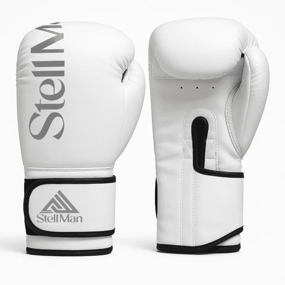 StellMan Boxing Gloves for Men & Women | PU Leather Training Gloves for Sparring, Kickboxing, Muay Thai, MMA | Multi-Layer Padding