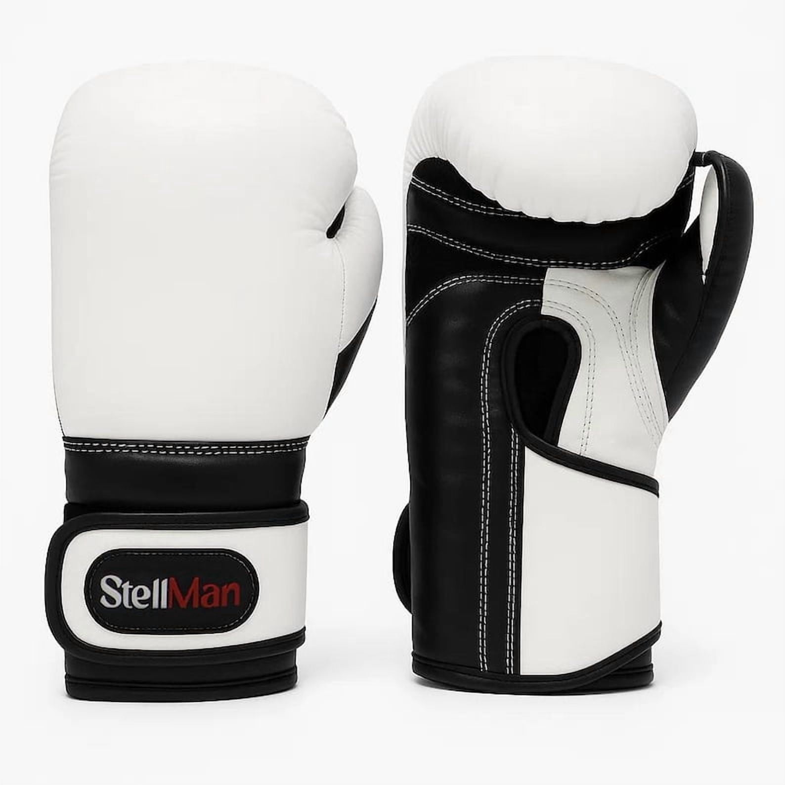 StellMan Boxing Gloves for Training Sparring and Heavy Bag PU Leather Gloves for Men Women