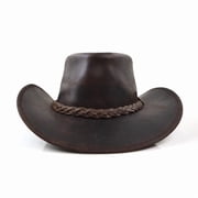 StellMan Classic Outback Leather Hat   Rugged Elegance for Every Journey