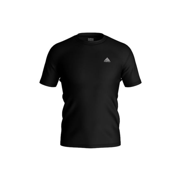 StellMan Men’s Performance Athletic T-Shirt – Moisture-Wicking Short Sleeve Workout Tee Black