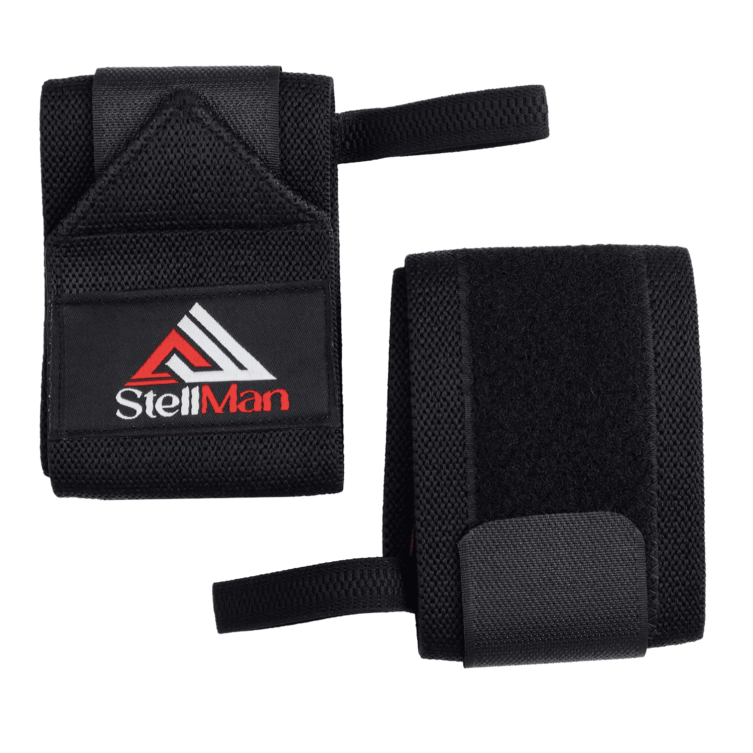 StellMan Wrist Wraps for Weightlifting Gym Training Powerlifting Wrist Support Black