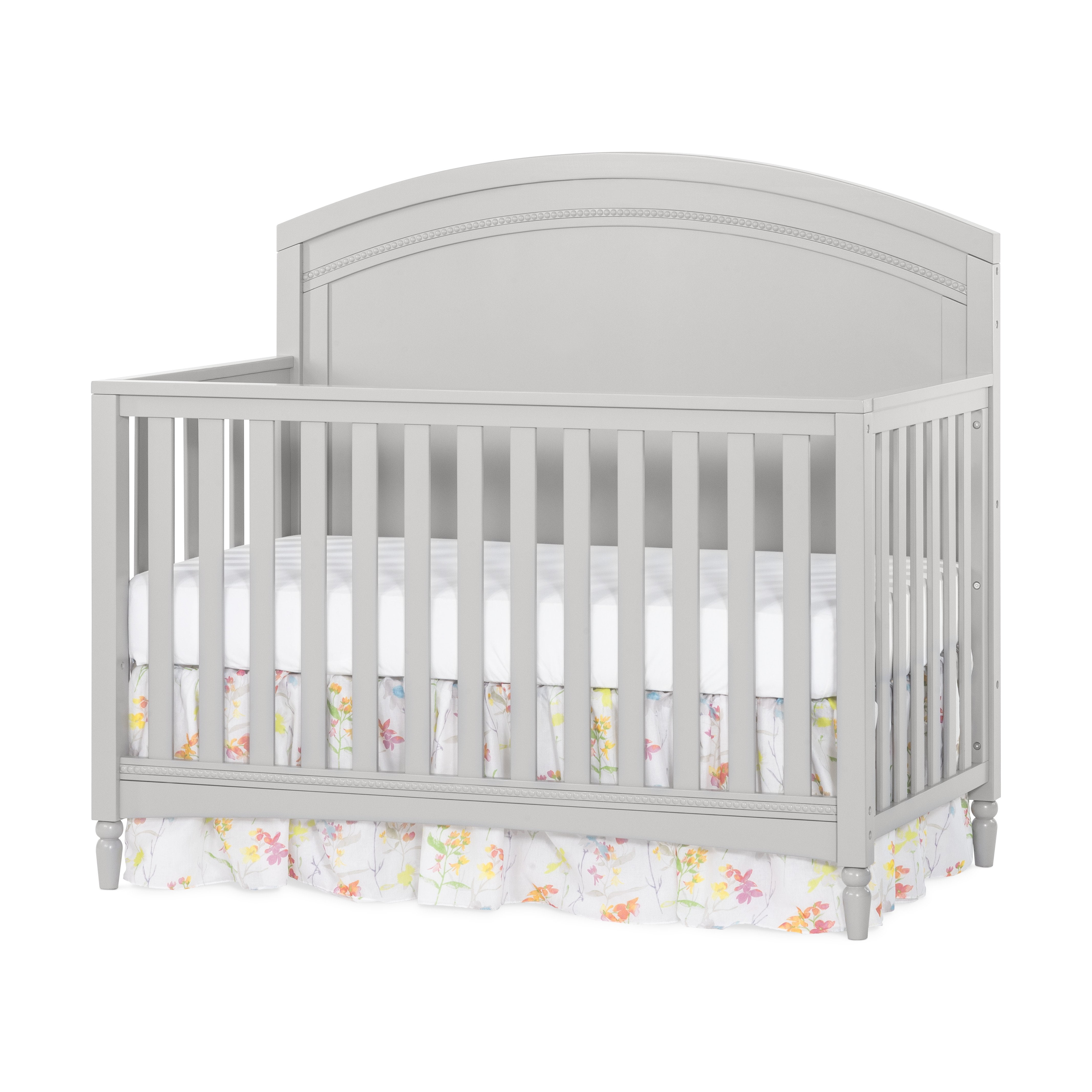 Stella 4-in-1 Convertible Baby Crib in Gentle Gray by Child Craft