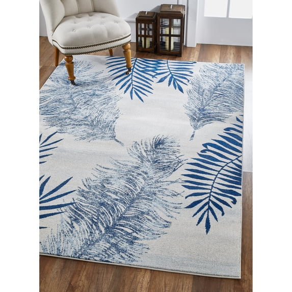 Stella 6266 Ivory/Navy Fauna Area Rug, Size - 9'10" x 13'2"