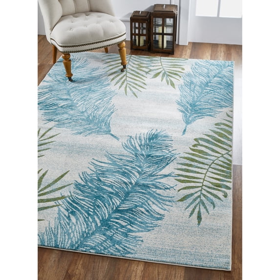 Stella 6267 Spa Fauna Area Rug, Size - 5'3" x 7'7"