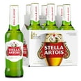thumbnail image 1 of Stella Artois Premium  Beer 6 pack 11.2 fl oz Glass Bottles 5% ABV, 1 of 9