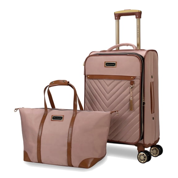 Stella Blanc Belle 2-Piece Softside Carry-On and Tote Set